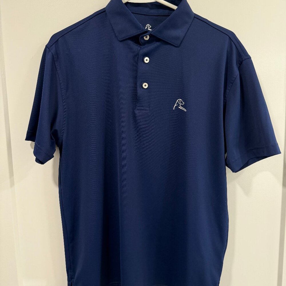 Rhoback Solid Polo – Fleet Navy – Medium